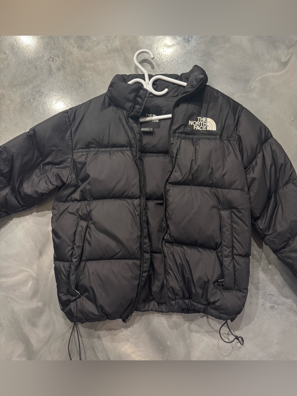 The North Face Black Insulated Jacket with Logo Patch